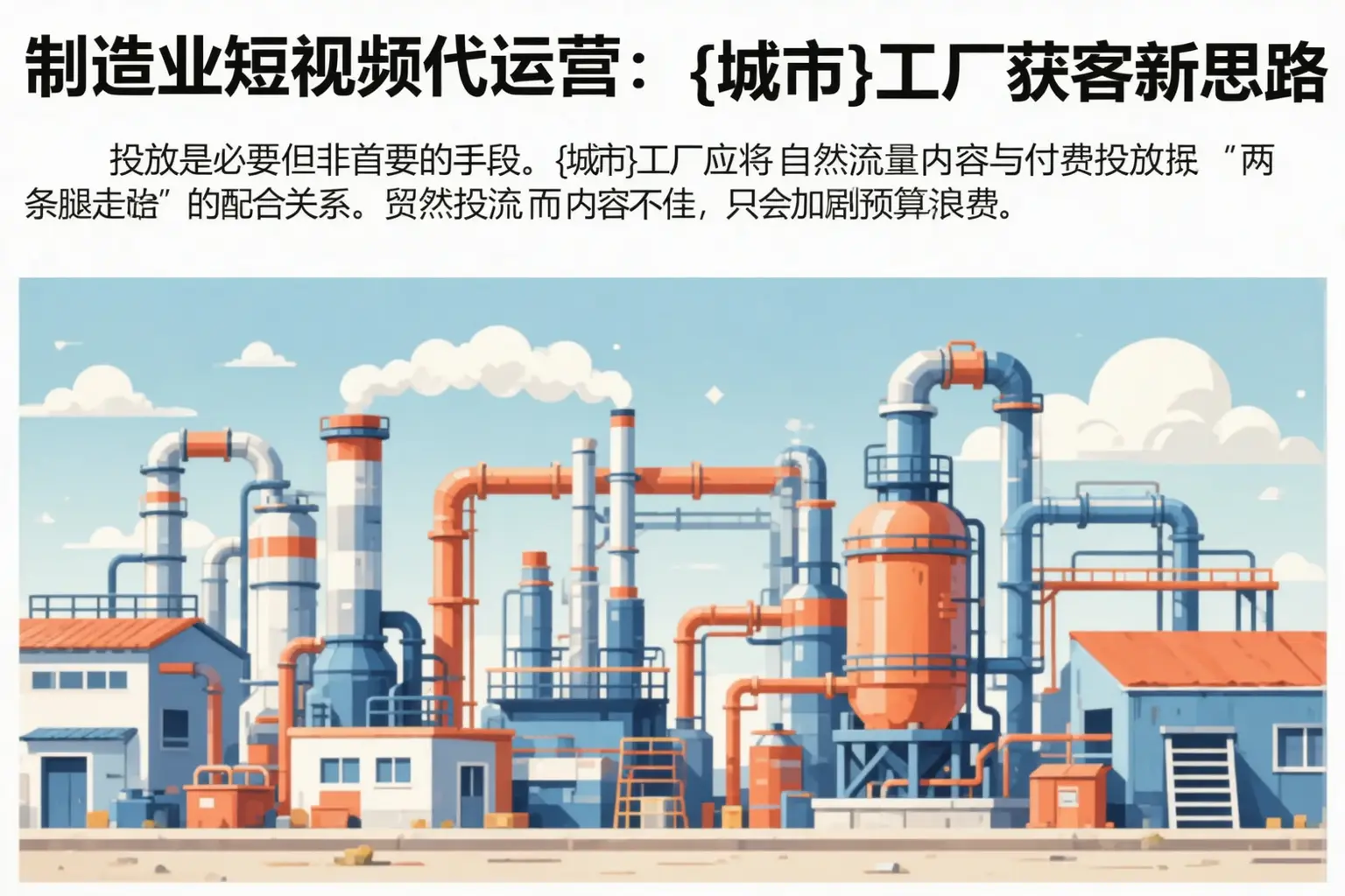 制造业短视频代运营:菏泽工厂获客新思路