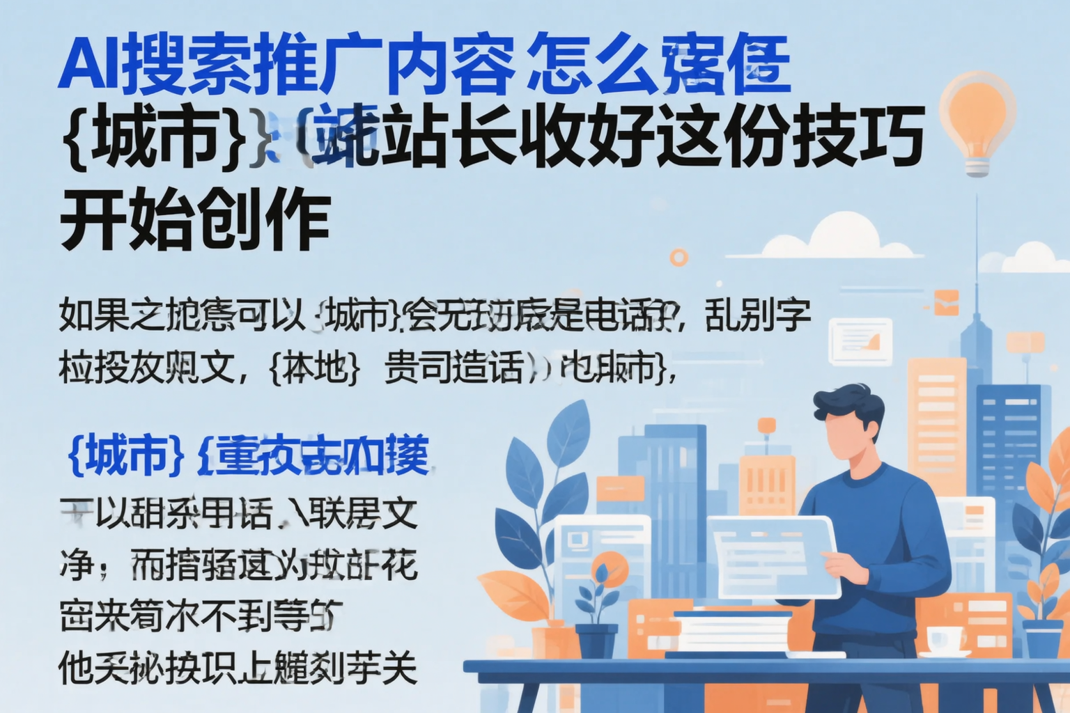 AI搜索推广内容怎么写？菏泽站长收好这份技巧