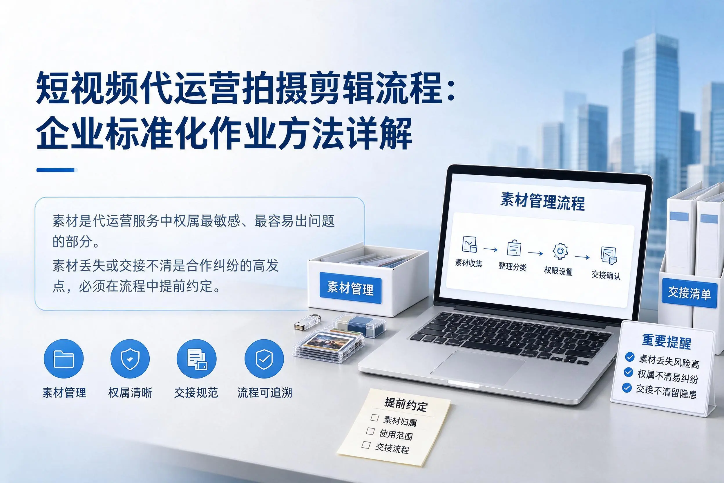 短视频代运营拍摄剪辑流程：菏泽企业标准化作业方法详解