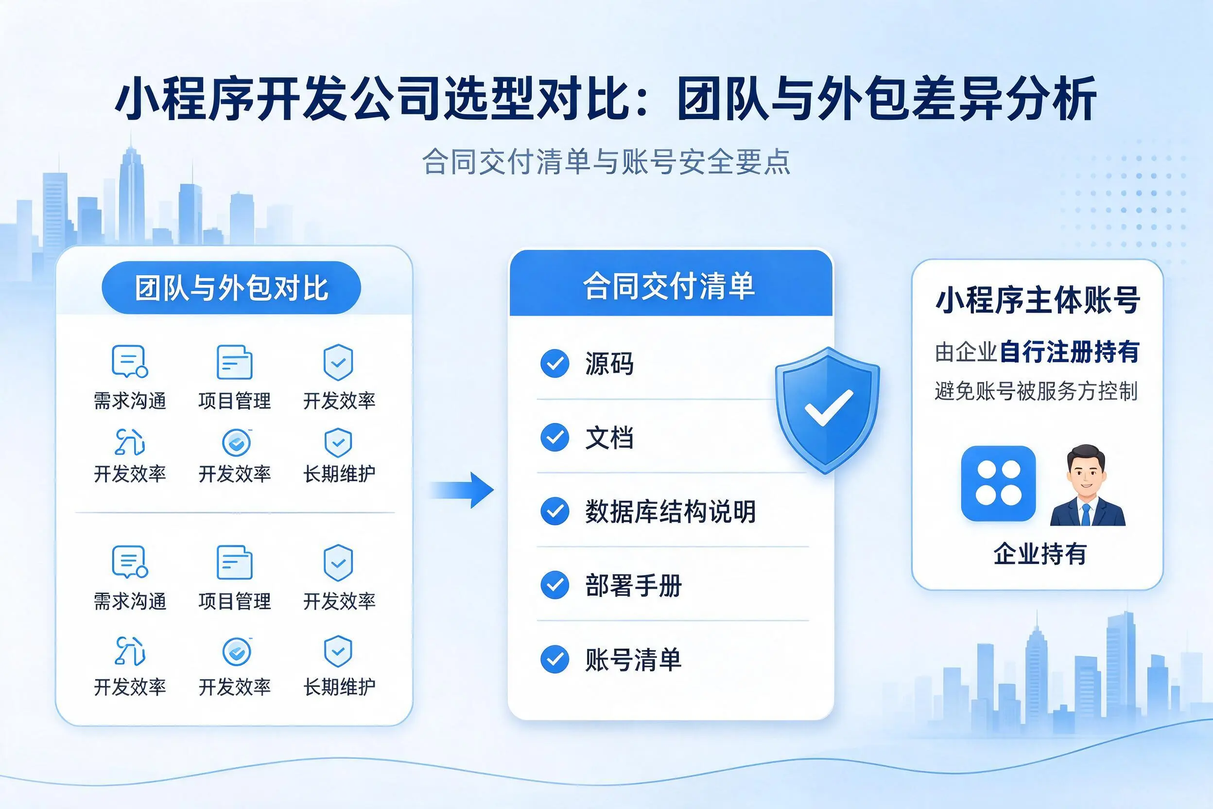 菏泽小程序开发公司选型对比：团队与外包差异分析