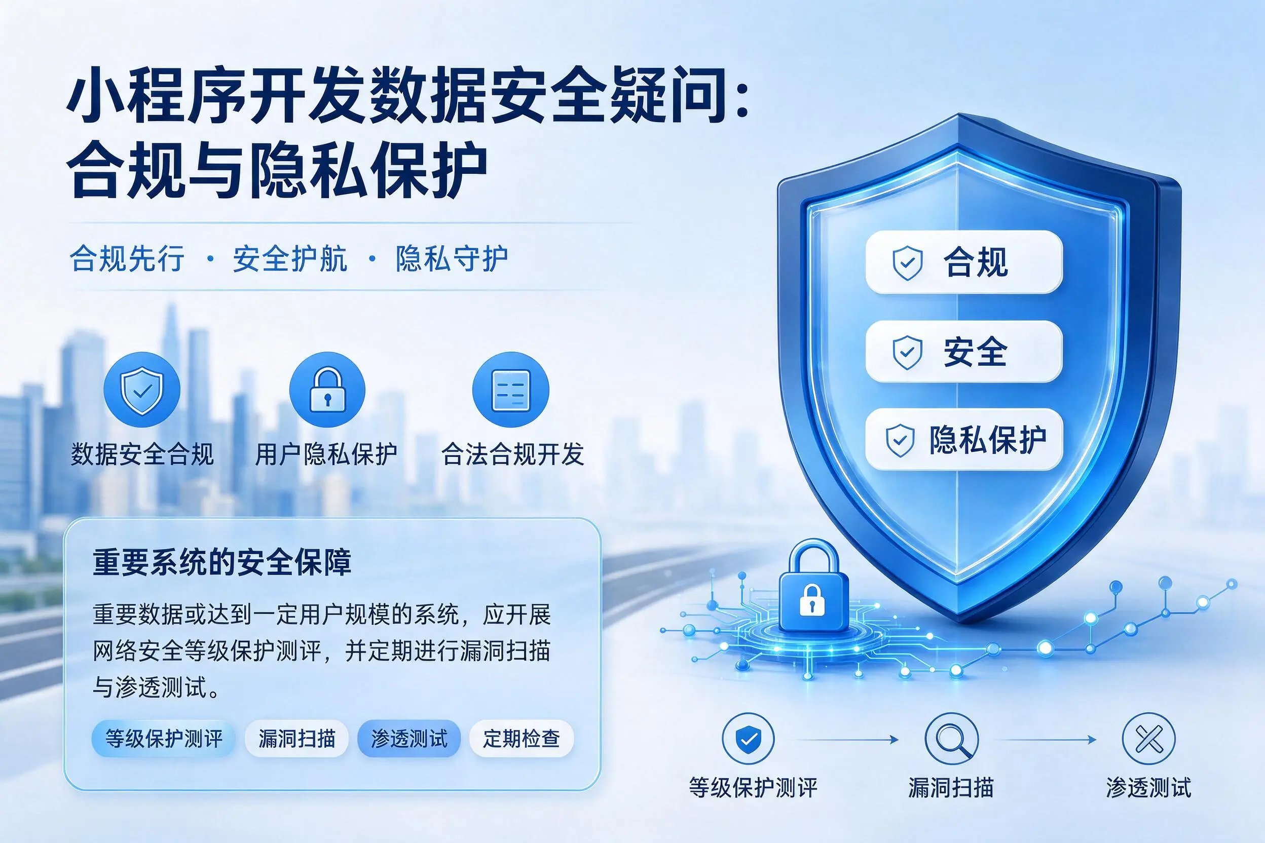 菏泽小程序开发数据安全疑问：合规与隐私保护