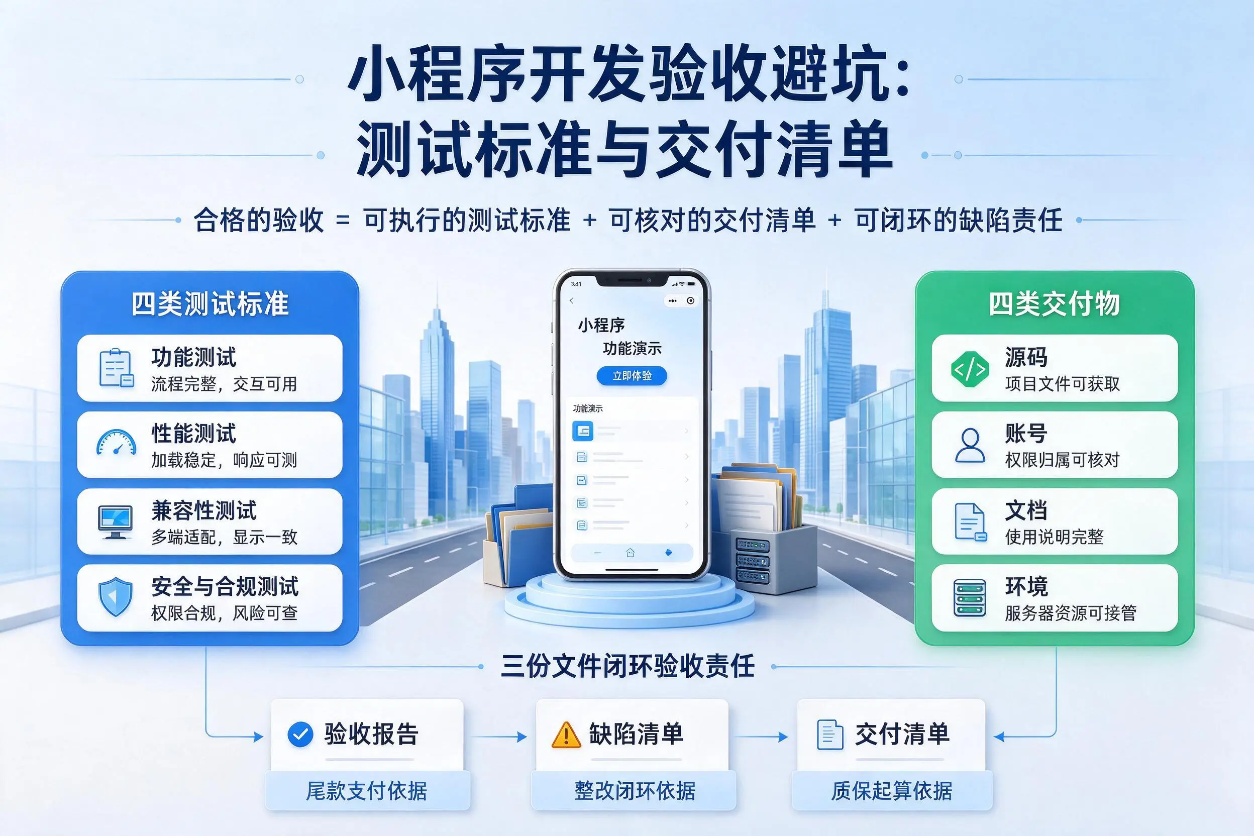 菏泽小程序开发验收避坑：测试标准与交付清单