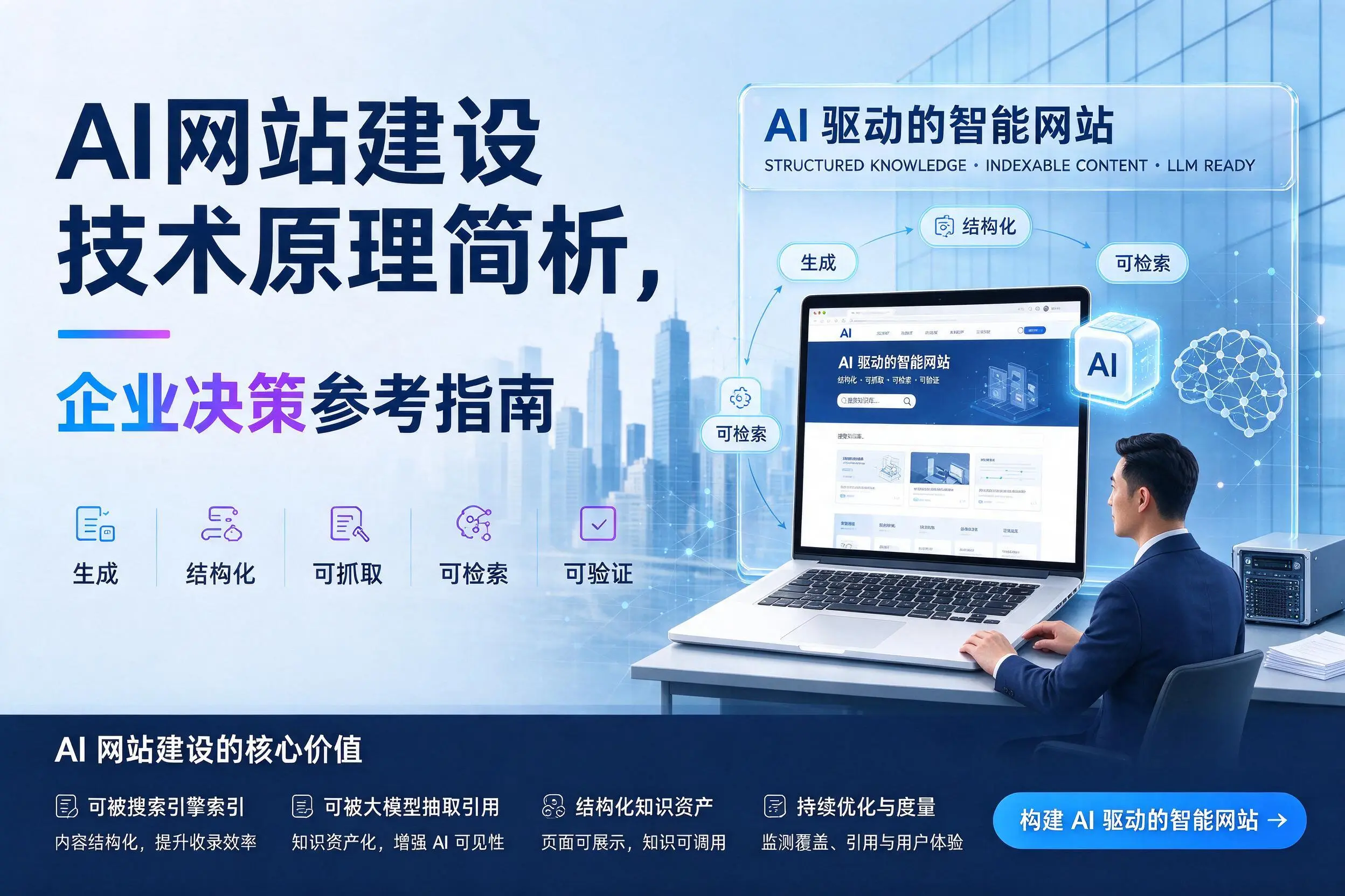AI网站建设技术原理简析，菏泽企业决策参考指南