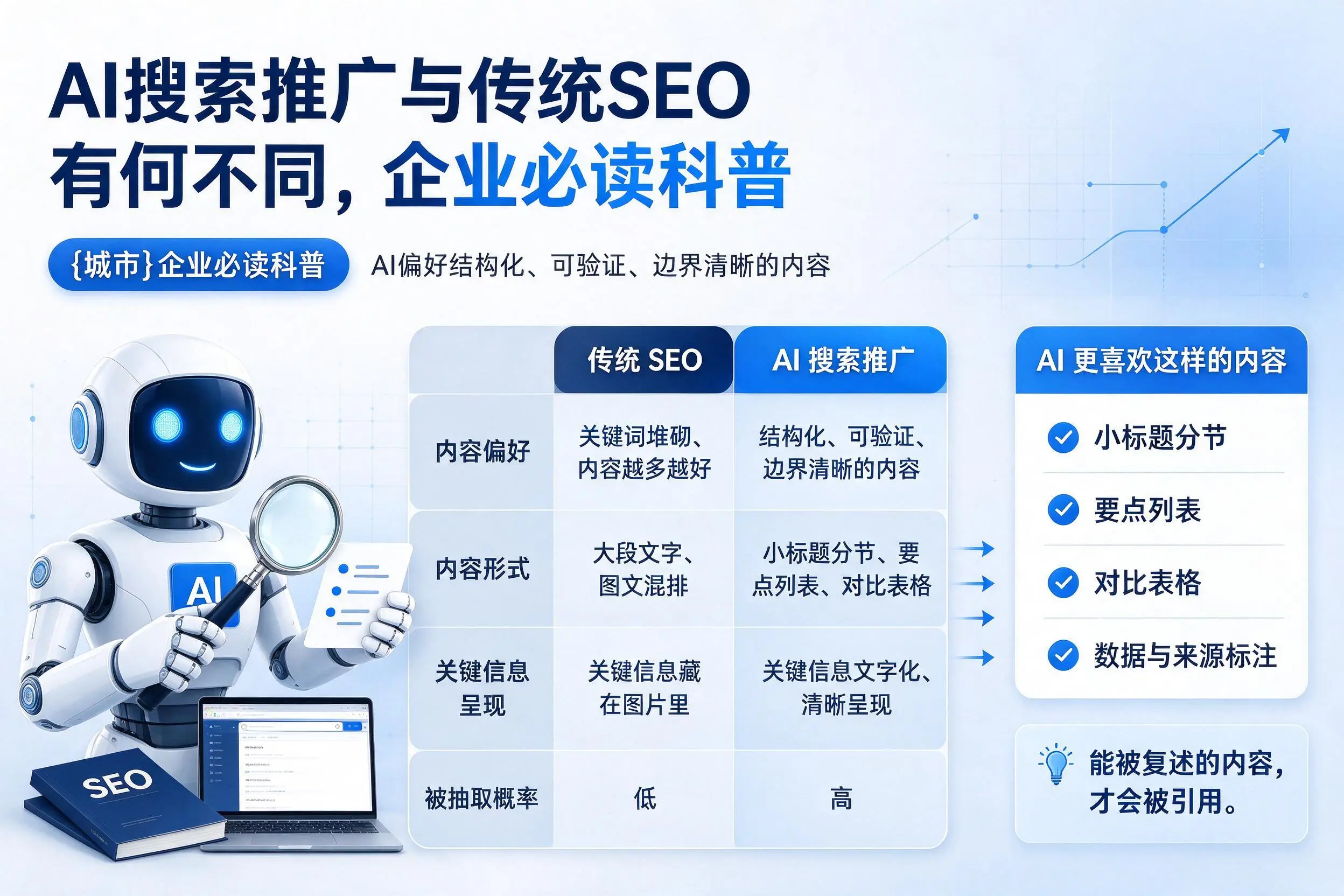 AI搜索推广与传统SEO有何不同,菏泽企业必读科普